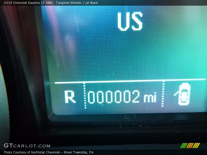 Tungsten Metallic / Jet Black 2016 Chevrolet Equinox LT AWD