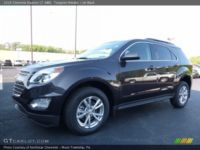 Tungsten Metallic / Jet Black 2016 Chevrolet Equinox LT AWD