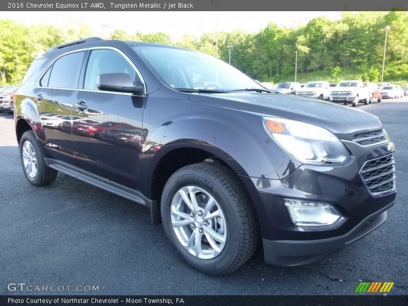 Tungsten Metallic / Jet Black 2016 Chevrolet Equinox LT AWD