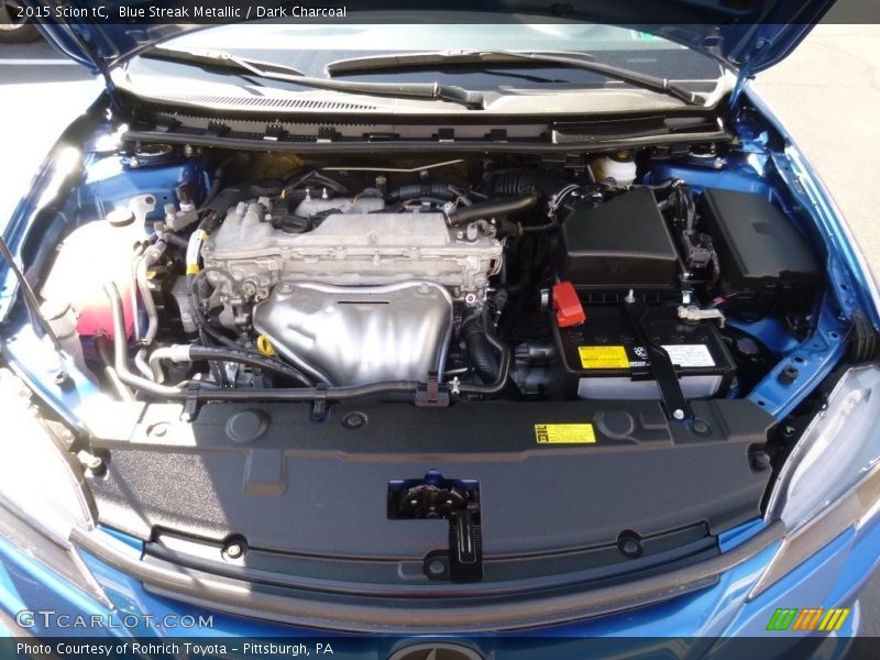 Blue Streak Metallic / Dark Charcoal 2015 Scion tC