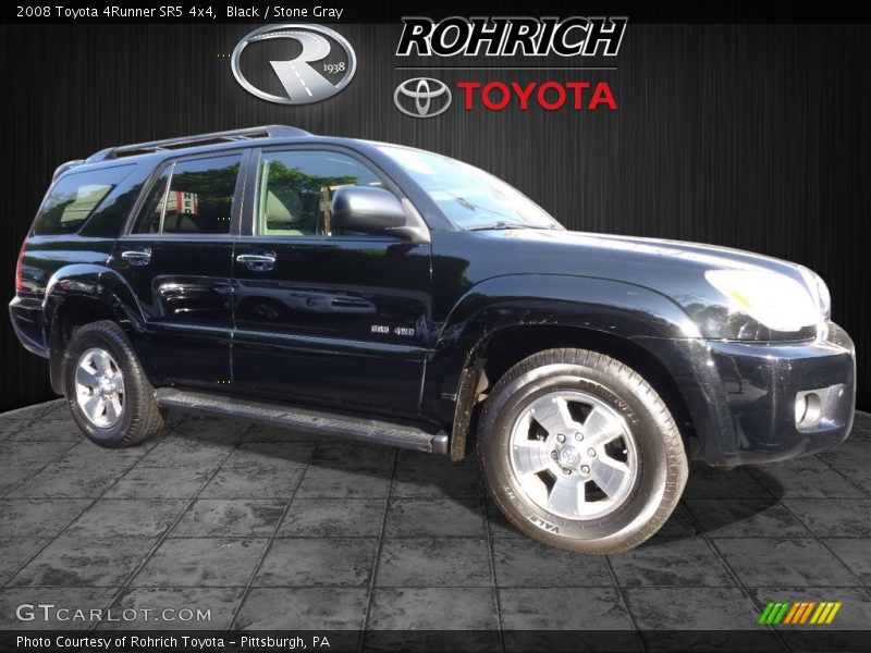 Black / Stone Gray 2008 Toyota 4Runner SR5 4x4