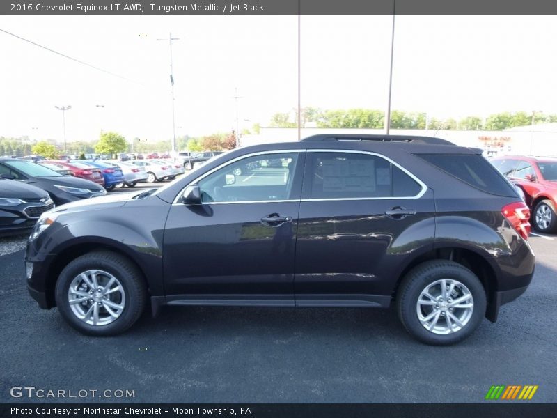 Tungsten Metallic / Jet Black 2016 Chevrolet Equinox LT AWD