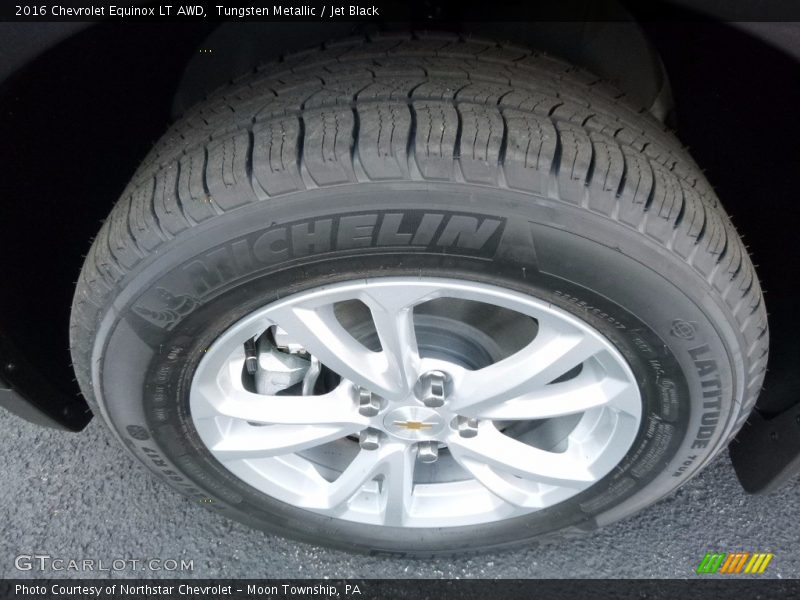 Tungsten Metallic / Jet Black 2016 Chevrolet Equinox LT AWD