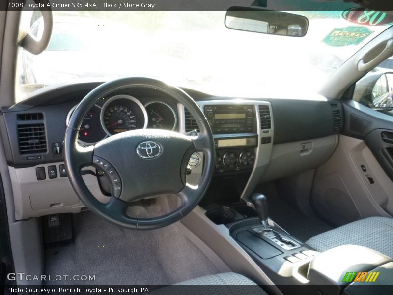 Black / Stone Gray 2008 Toyota 4Runner SR5 4x4