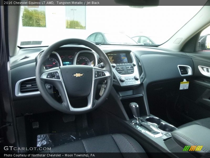 Tungsten Metallic / Jet Black 2016 Chevrolet Equinox LT AWD
