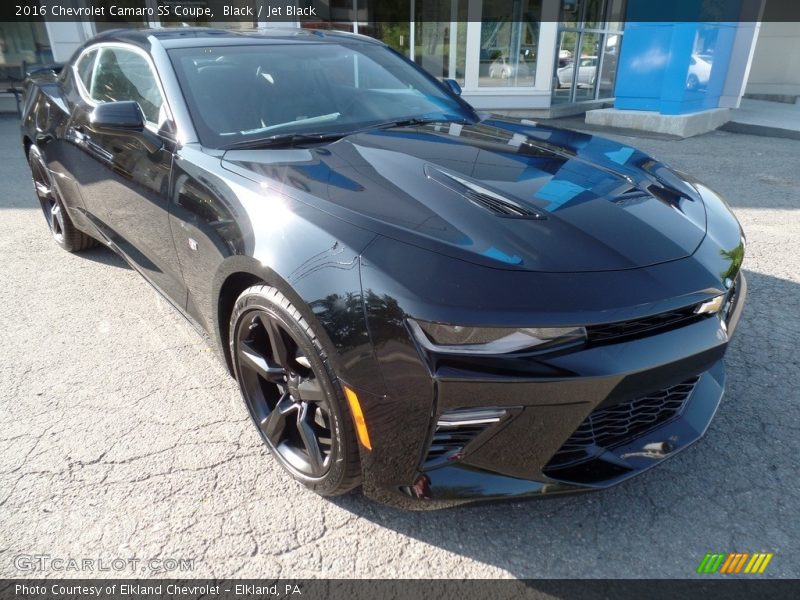Black / Jet Black 2016 Chevrolet Camaro SS Coupe