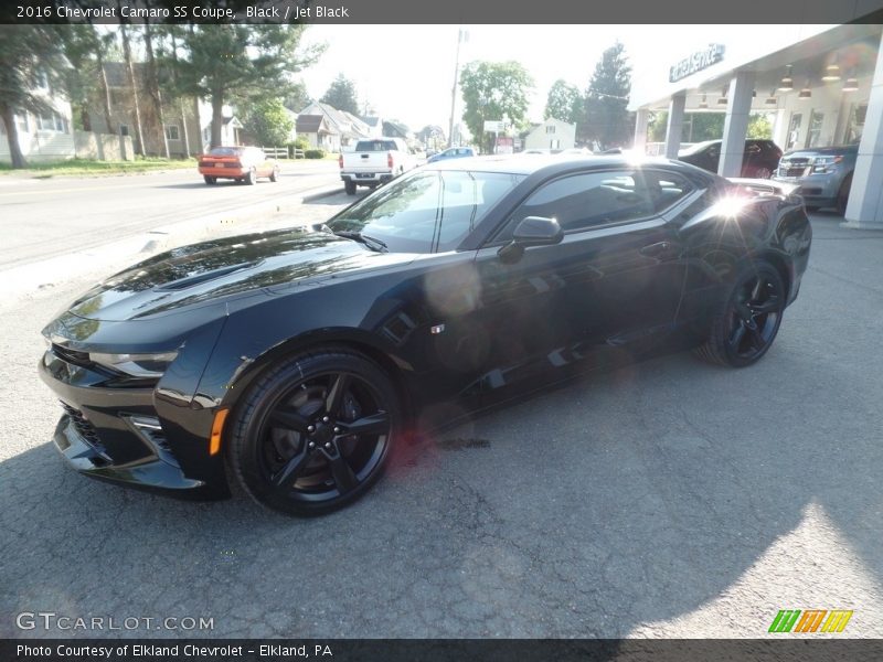 Black / Jet Black 2016 Chevrolet Camaro SS Coupe