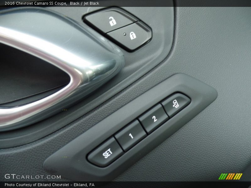 Black / Jet Black 2016 Chevrolet Camaro SS Coupe