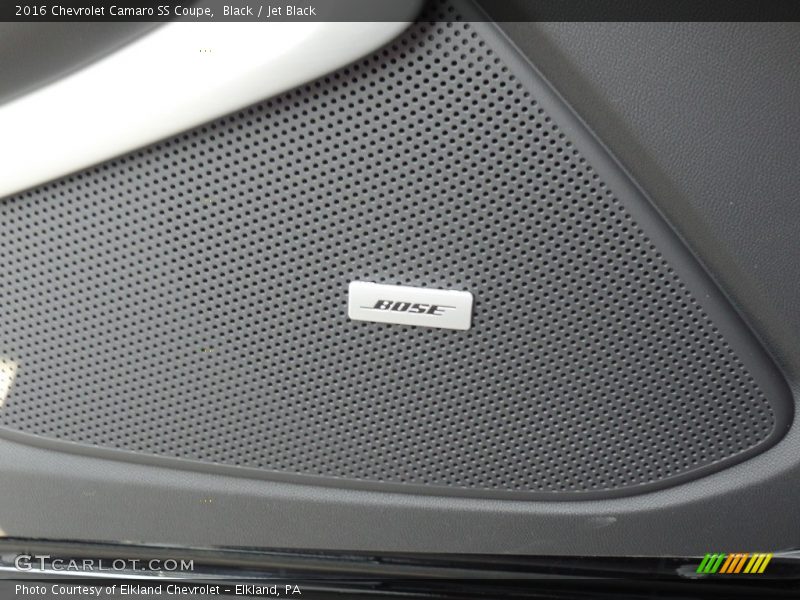 Black / Jet Black 2016 Chevrolet Camaro SS Coupe