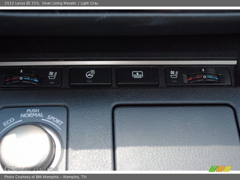 Silver Lining Metallic / Light Gray 2013 Lexus ES 350
