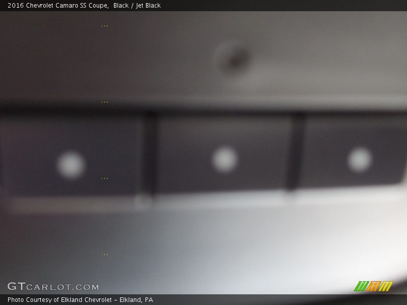 Black / Jet Black 2016 Chevrolet Camaro SS Coupe
