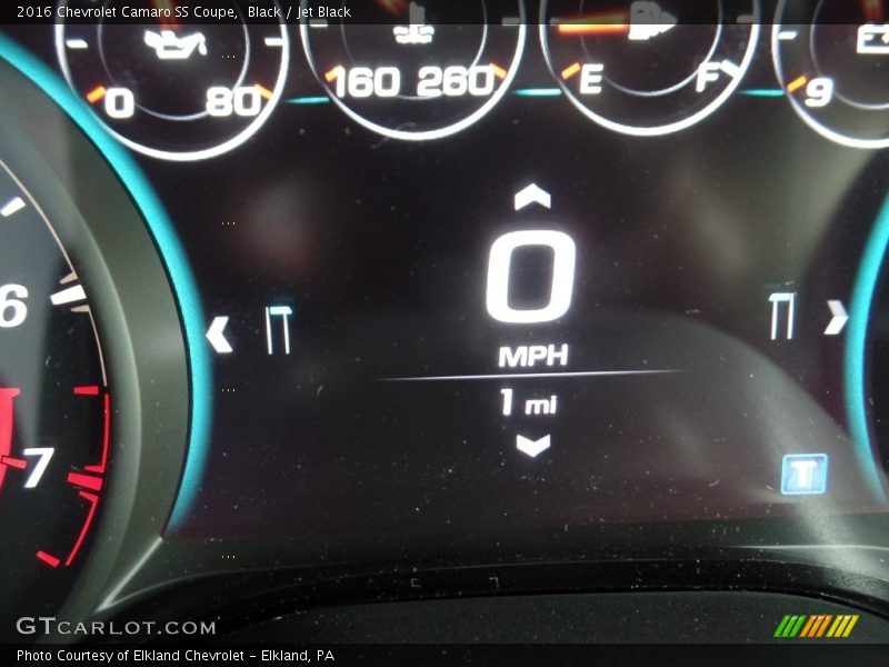 Black / Jet Black 2016 Chevrolet Camaro SS Coupe
