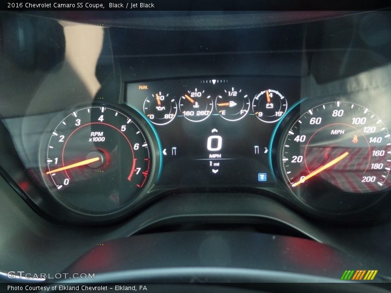 Black / Jet Black 2016 Chevrolet Camaro SS Coupe