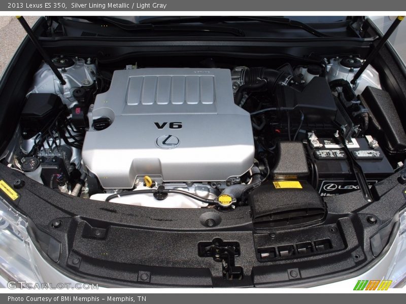 Silver Lining Metallic / Light Gray 2013 Lexus ES 350