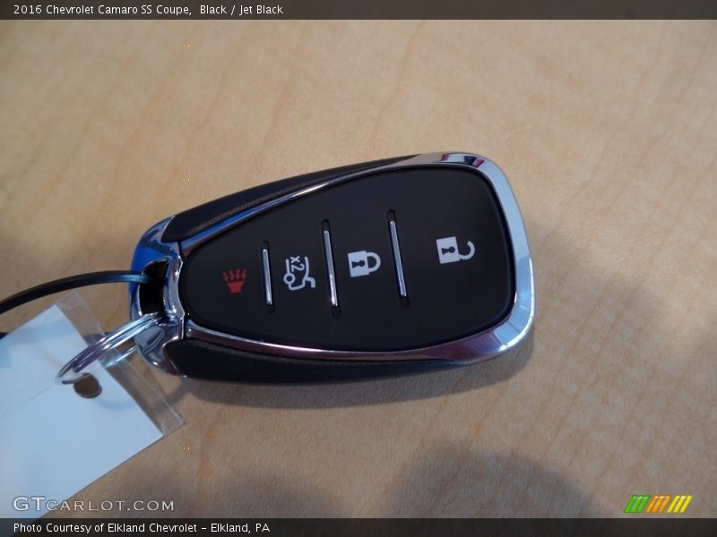 Keys of 2016 Camaro SS Coupe