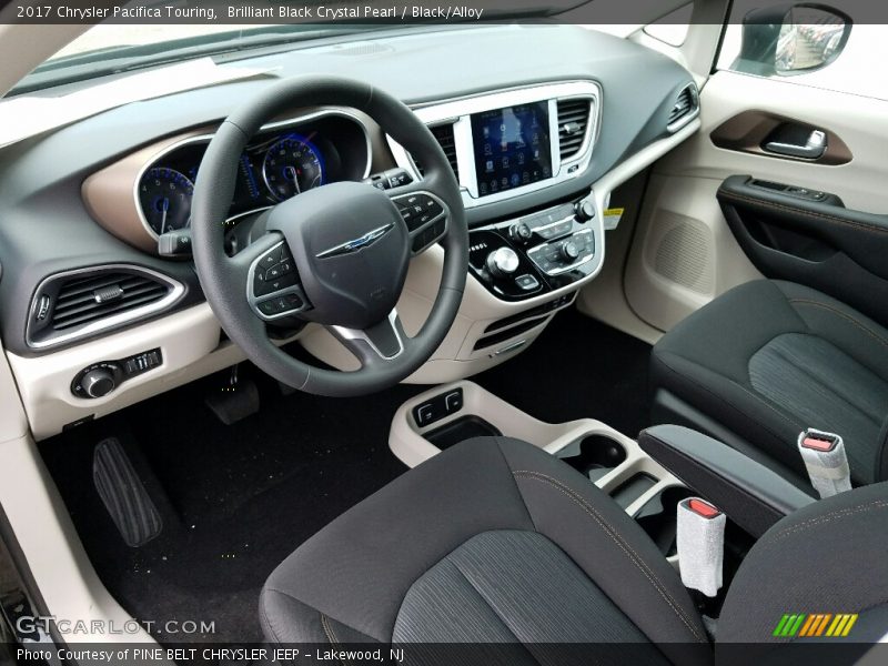 Black/Alloy Interior - 2017 Pacifica Touring 