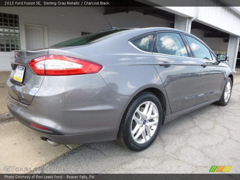 Sterling Gray Metallic / Charcoal Black 2013 Ford Fusion SE