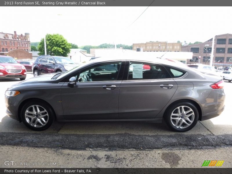 Sterling Gray Metallic / Charcoal Black 2013 Ford Fusion SE