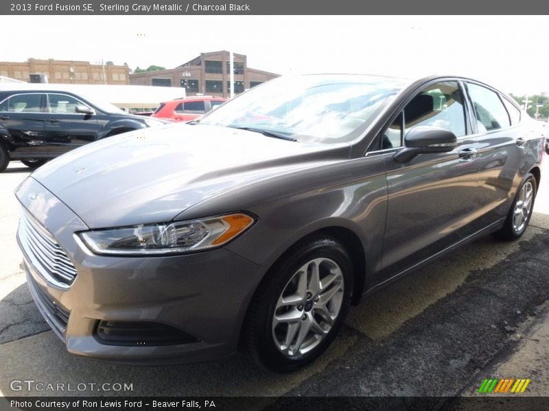 Sterling Gray Metallic / Charcoal Black 2013 Ford Fusion SE