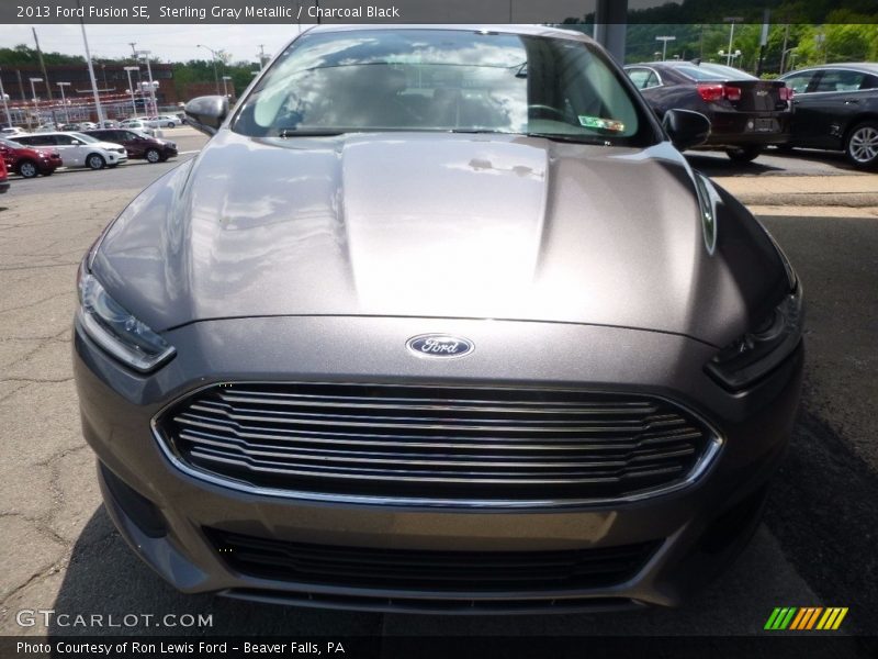 Sterling Gray Metallic / Charcoal Black 2013 Ford Fusion SE
