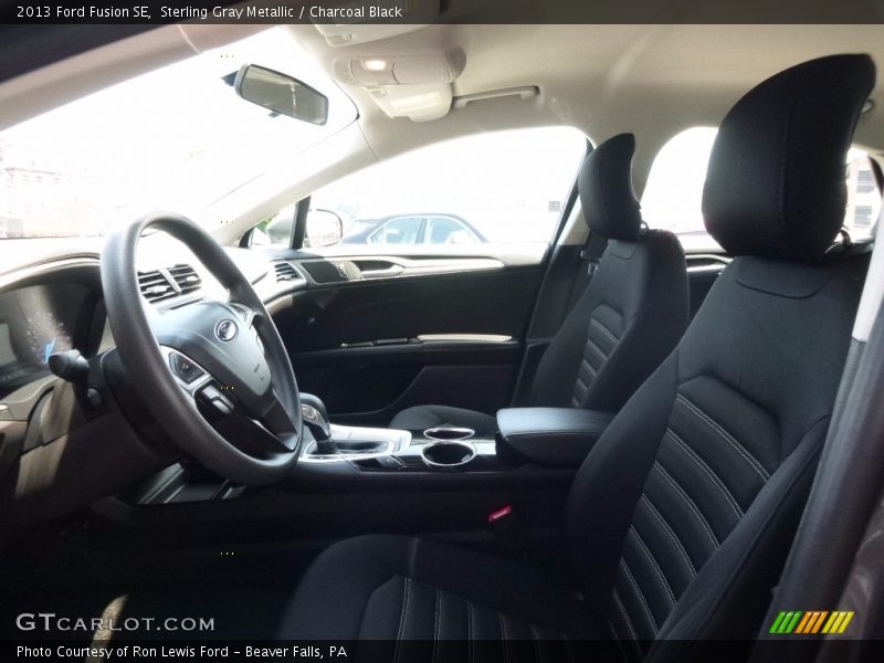 Sterling Gray Metallic / Charcoal Black 2013 Ford Fusion SE