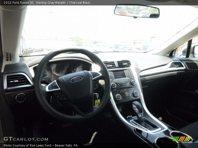 Sterling Gray Metallic / Charcoal Black 2013 Ford Fusion SE