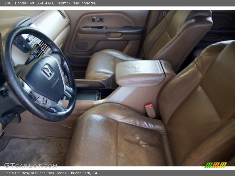 Redrock Pearl / Saddle 2005 Honda Pilot EX-L 4WD