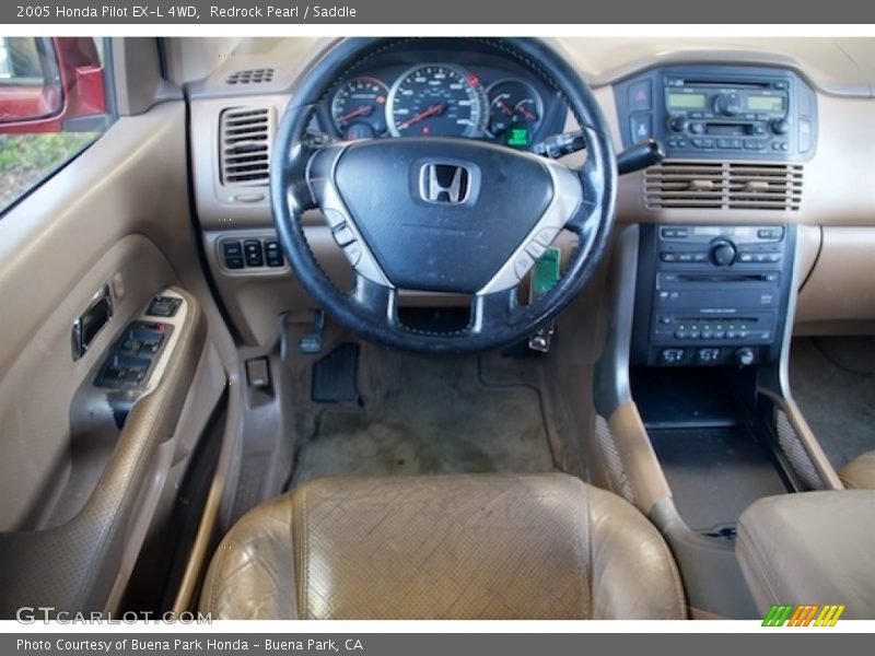 Redrock Pearl / Saddle 2005 Honda Pilot EX-L 4WD