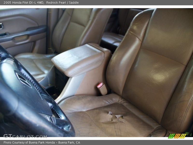 Redrock Pearl / Saddle 2005 Honda Pilot EX-L 4WD