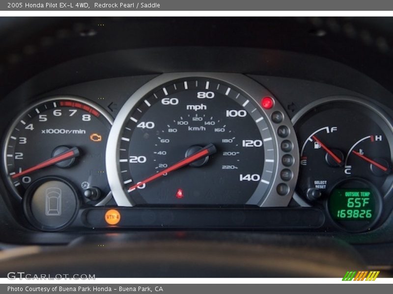 Redrock Pearl / Saddle 2005 Honda Pilot EX-L 4WD