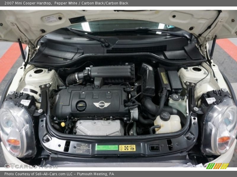 Pepper White / Carbon Black/Carbon Black 2007 Mini Cooper Hardtop