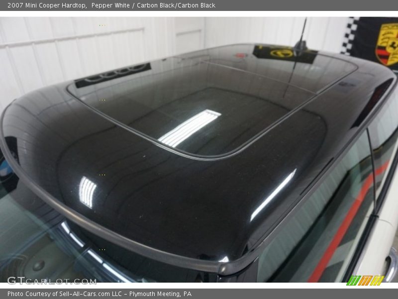 Pepper White / Carbon Black/Carbon Black 2007 Mini Cooper Hardtop