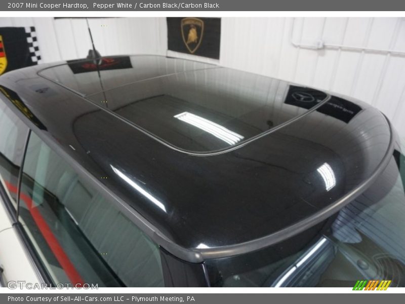 Pepper White / Carbon Black/Carbon Black 2007 Mini Cooper Hardtop