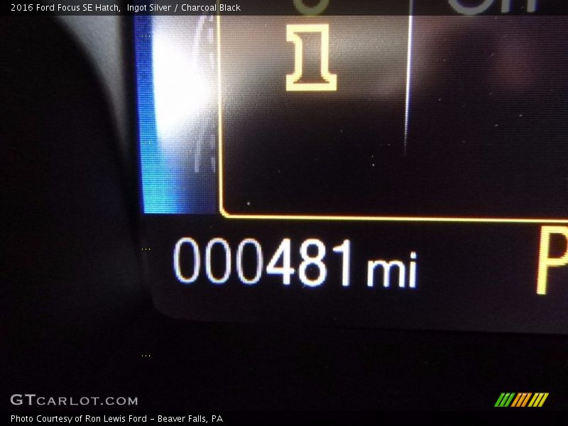 Ingot Silver / Charcoal Black 2016 Ford Focus SE Hatch