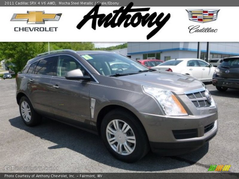 Mocha Steel Metallic / Shale/Ebony 2011 Cadillac SRX 4 V6 AWD