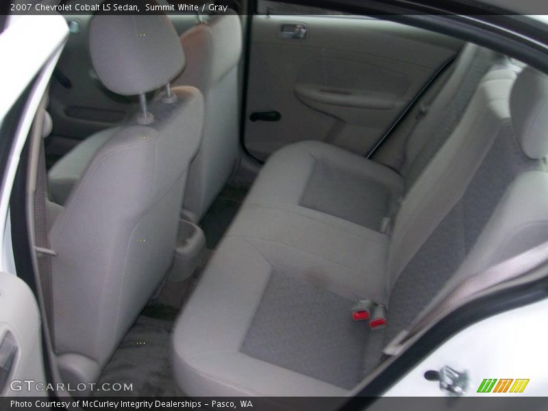 Summit White / Gray 2007 Chevrolet Cobalt LS Sedan
