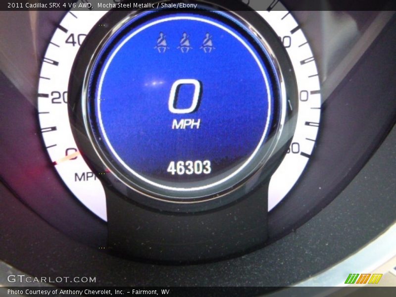 Mocha Steel Metallic / Shale/Ebony 2011 Cadillac SRX 4 V6 AWD