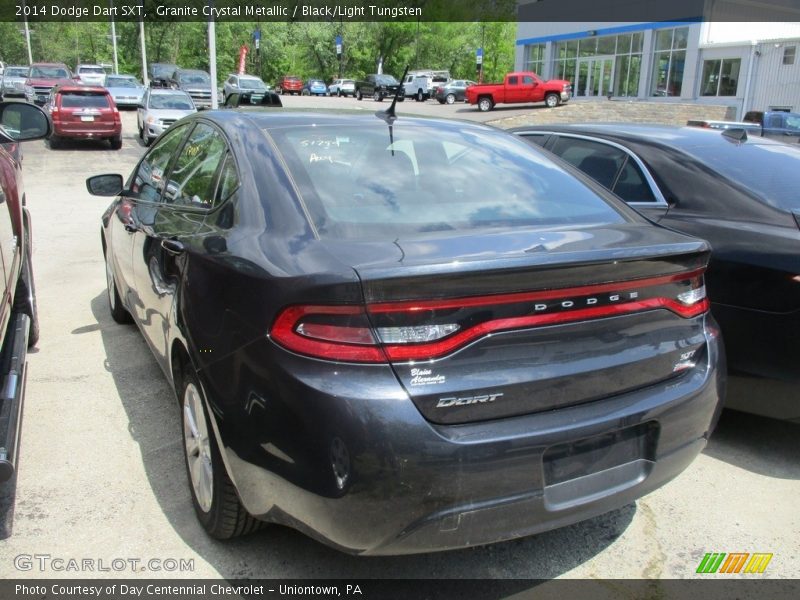 Granite Crystal Metallic / Black/Light Tungsten 2014 Dodge Dart SXT
