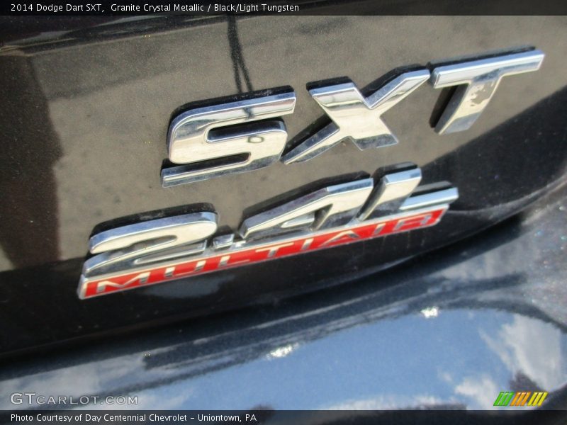 Granite Crystal Metallic / Black/Light Tungsten 2014 Dodge Dart SXT