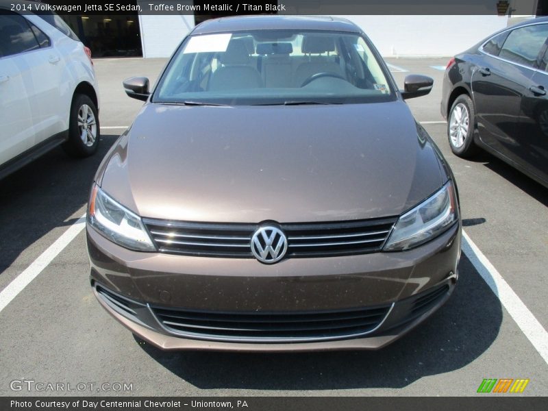 Toffee Brown Metallic / Titan Black 2014 Volkswagen Jetta SE Sedan