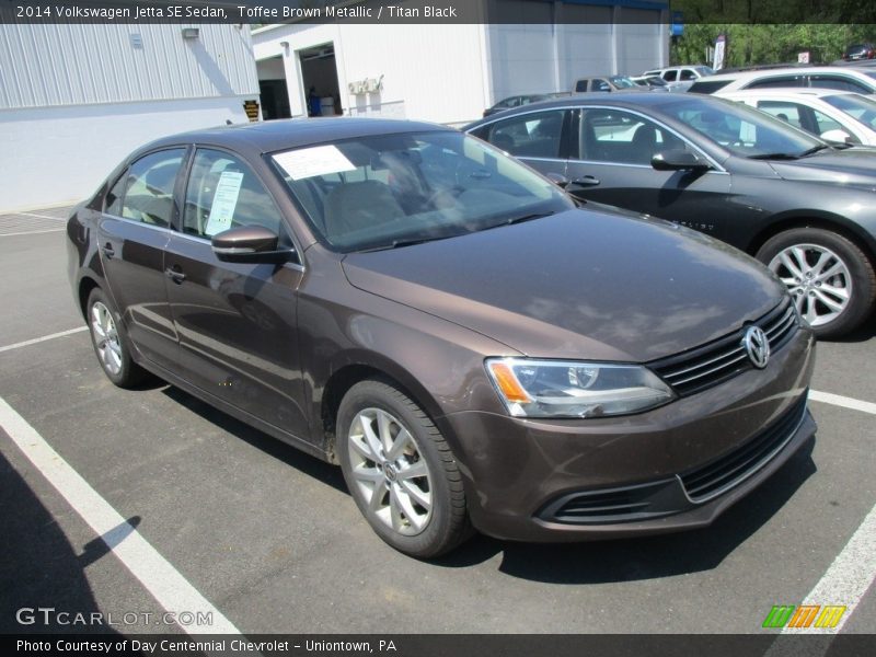 Toffee Brown Metallic / Titan Black 2014 Volkswagen Jetta SE Sedan