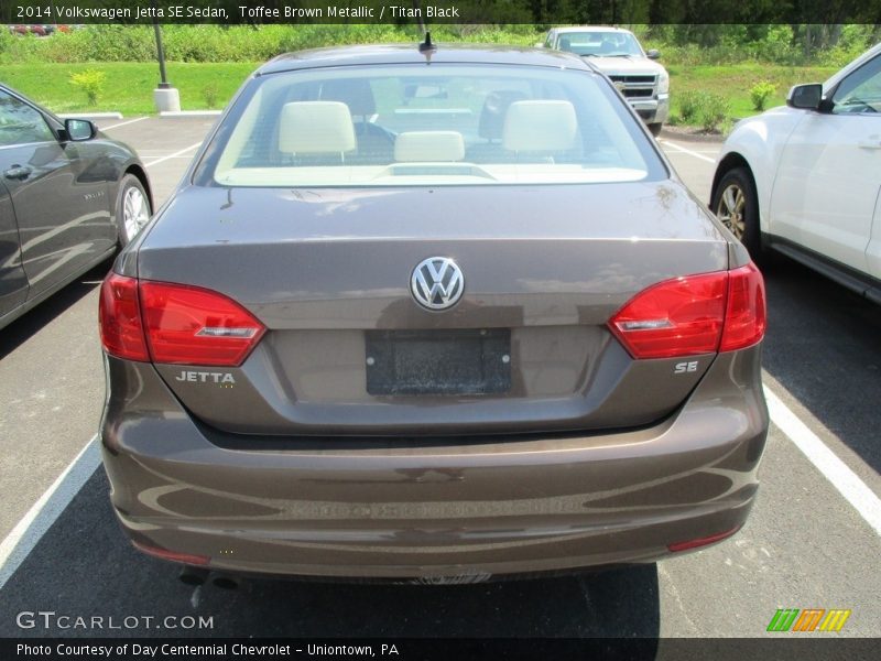 Toffee Brown Metallic / Titan Black 2014 Volkswagen Jetta SE Sedan