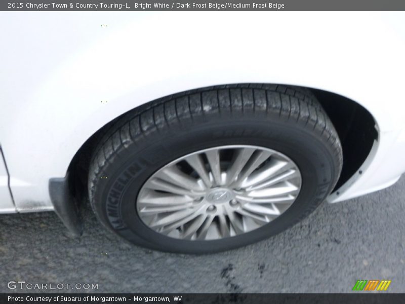Bright White / Dark Frost Beige/Medium Frost Beige 2015 Chrysler Town & Country Touring-L