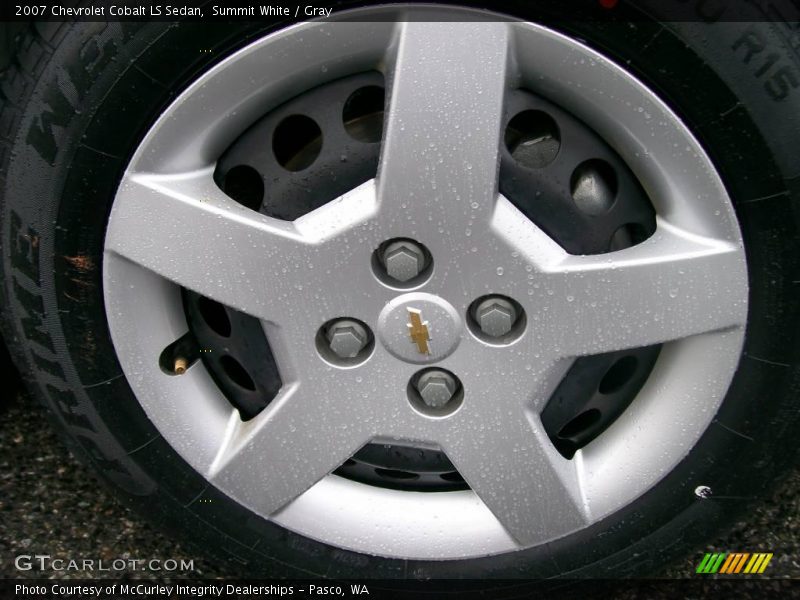 Summit White / Gray 2007 Chevrolet Cobalt LS Sedan