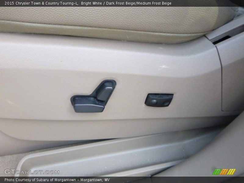 Bright White / Dark Frost Beige/Medium Frost Beige 2015 Chrysler Town & Country Touring-L