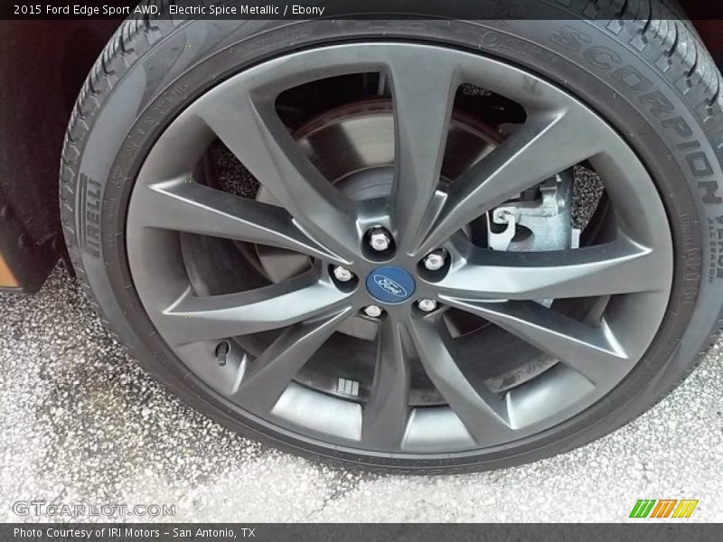 Electric Spice Metallic / Ebony 2015 Ford Edge Sport AWD