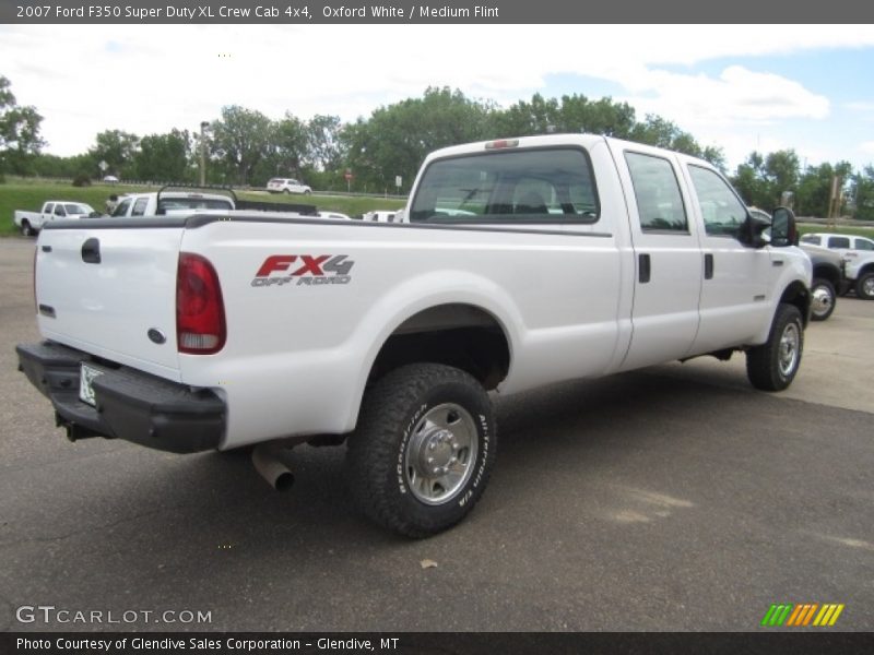 Oxford White / Medium Flint 2007 Ford F350 Super Duty XL Crew Cab 4x4