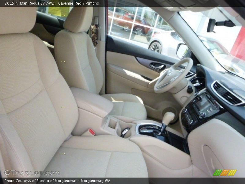 Cayenne Red / Almond 2015 Nissan Rogue SV AWD