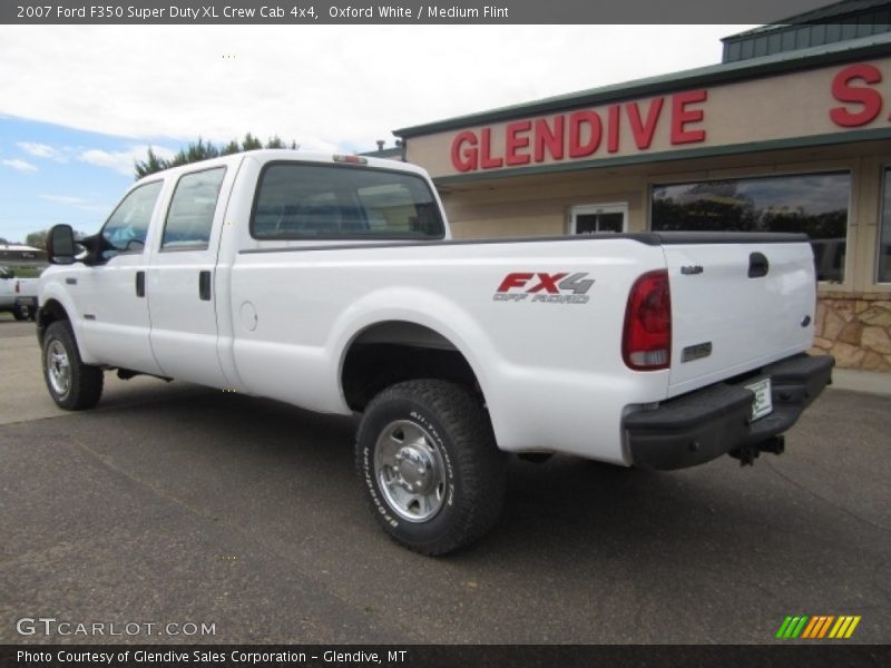Oxford White / Medium Flint 2007 Ford F350 Super Duty XL Crew Cab 4x4