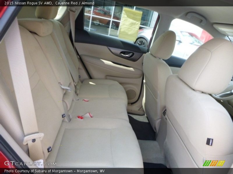 Cayenne Red / Almond 2015 Nissan Rogue SV AWD